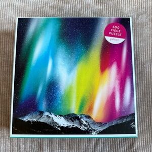 Galison Northern Lights 500 Piece Art Puzzle